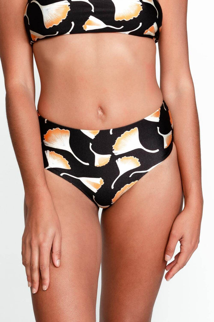 Bralette Bikini Top with Adjustable Straps in Pumpkin - Sauipe Swim