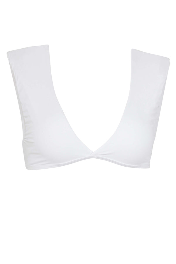 Jenna Bikini Top in White | Sauipe Swim