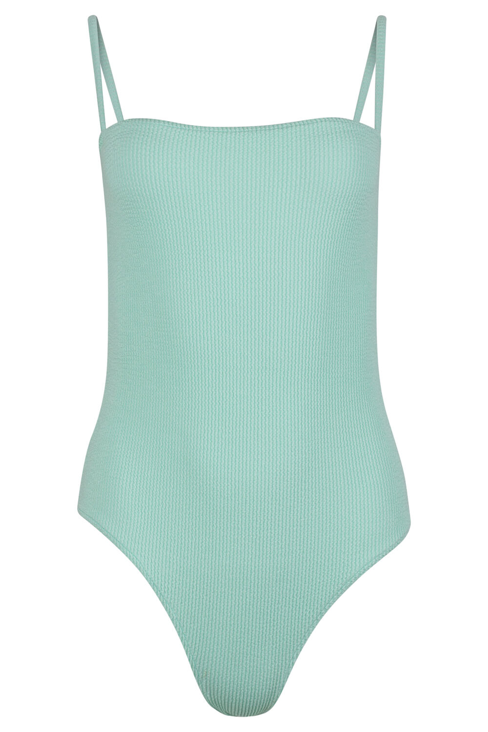 Girl’s one-piece swimsuit in Aqua sky blue